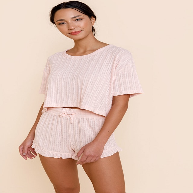 Papinelle Stretch Cotton Rib Pajama Tank Top