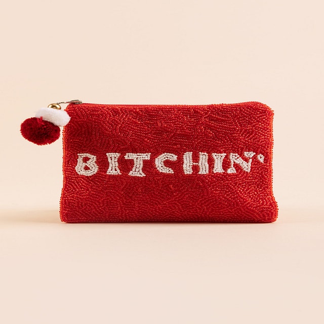 Bitchin Beaded Pouch