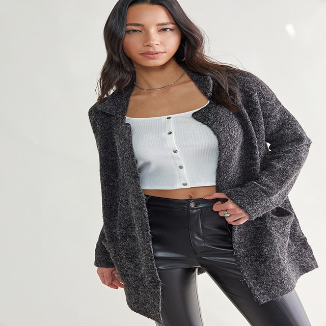 Kateline Oversized Sweater Jacket