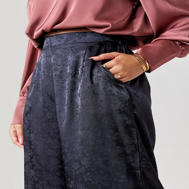 Glitzy Night Out Sequin Flare Pants