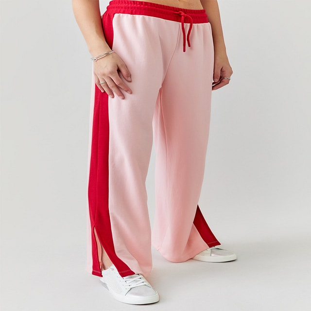 Two-Tone Side Stripe Pants