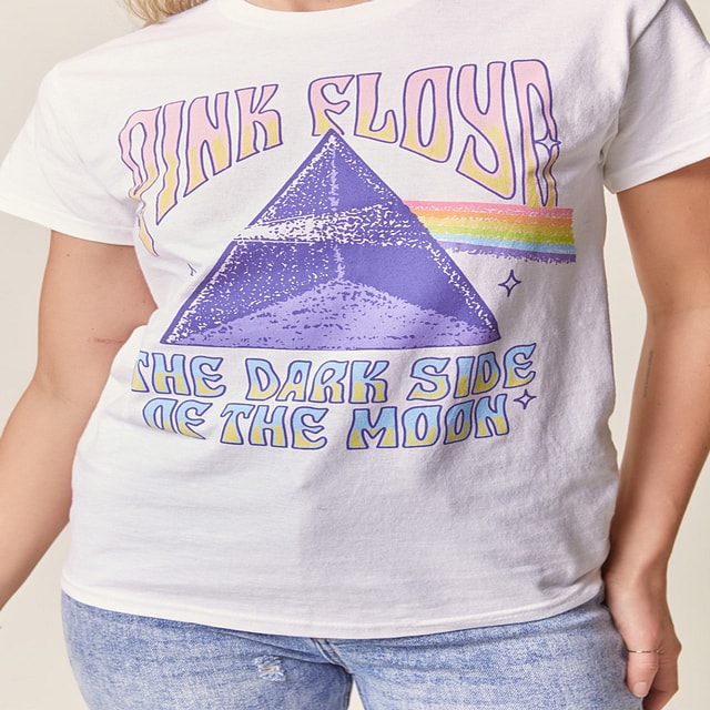  CHASER Girl's Pink Floyd - Dsom Rainbow Flutter Sleeve