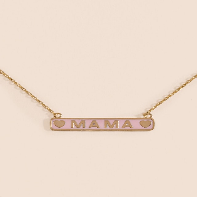 Mama Llama Jewelry Mother's Bar Necklace – Stamps of Love, LLC