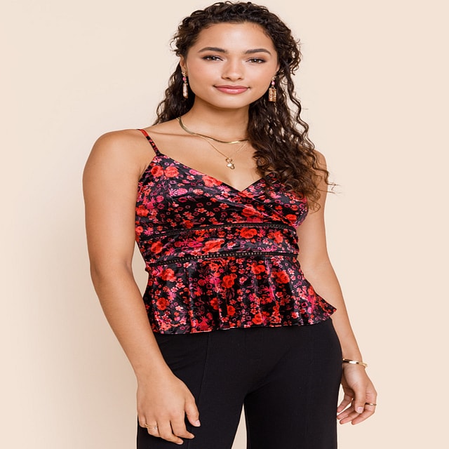 Aeropostale, Tops, Aeropostale Floral Layered Tank Top