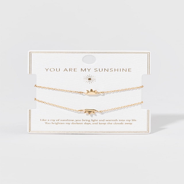 You Are My Sunshine Bracelet Set