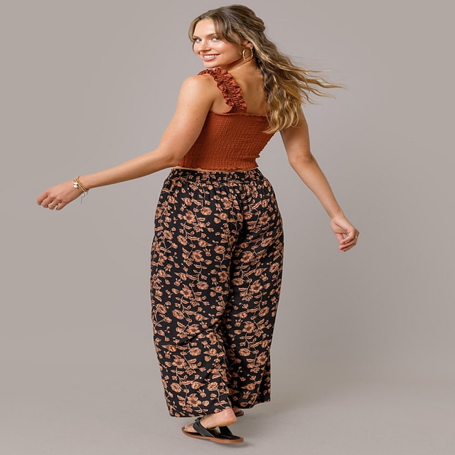 Lidia Tailored Fluid Culotte Pants