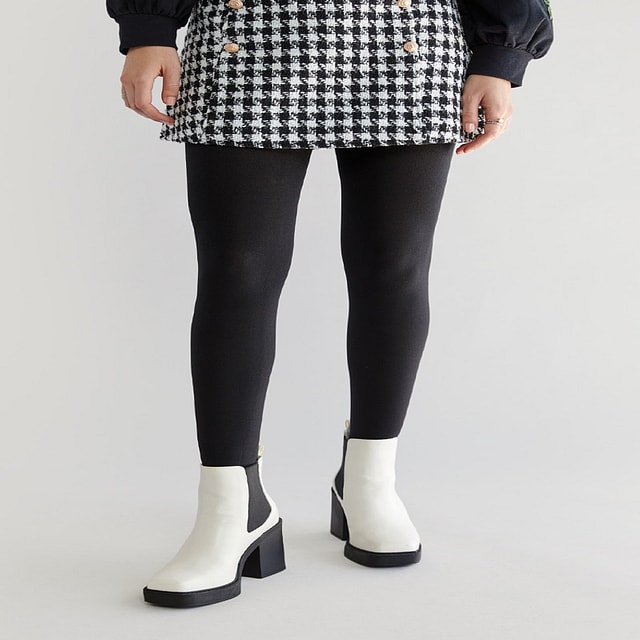 Francesca's Betty Houndstooth Plaid Tights