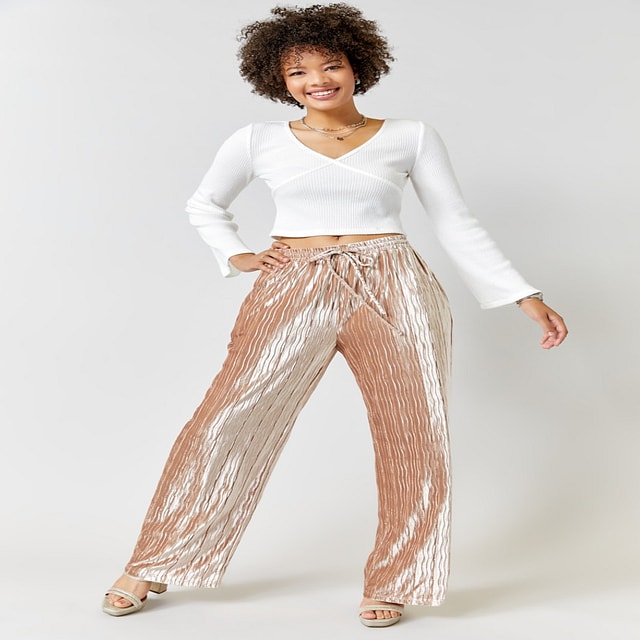 Want it on Wednesday: Crushed Velvet Trousers + Elasticated, IBS-Friendly  Waist