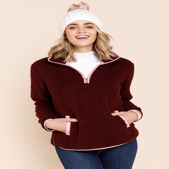 Aerie Full Zip Sherpa Cardigan