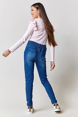 Hello Franki Paperbag Skinny Jeans for girls