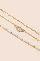 Quinn Evil Eye Necklace Set