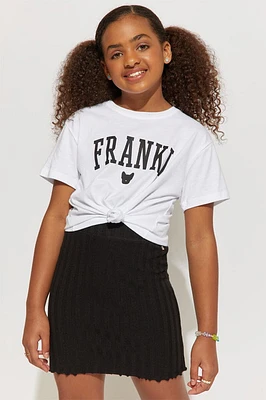 Hello Franki Ribbed Skirt for girls