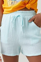 Hello Franki Drawstring Gauze Shorts for girls