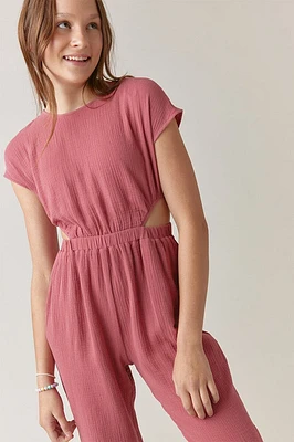 Hello Franki Side Cutout Jumpsuit for girls