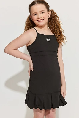 Hello Franki Pleated Racerback Tank Dress for girls