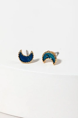 Hello Franki Moon Stud Earrings for girls