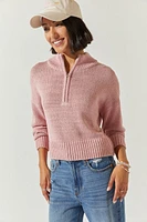 Claire Quarter Zip Sweater