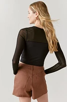 Jaidynnn Mesh Top