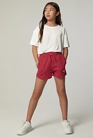 Hello Franki Logo French Terry Short for girls