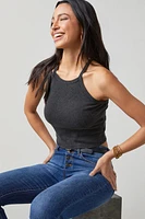 Jenna Acid Wash Halter Tank
