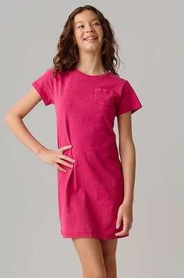 Hello Franki Short Sleeve T-Shirt Dress for girls