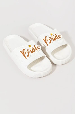 Bride Pool Slides Medium