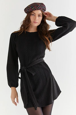Shelby Textured Sweater Dress