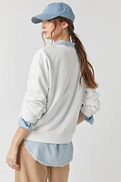 Lake Tahoe Ivory Crewneck Sweatshirt