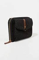 Ivy Vegan Leather Felt Stripe Crossbody
