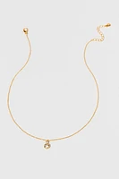 Serena Bezel Birthstone Pendant Boxed Necklace