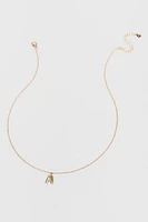 Bubble Initial Necklace