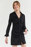 Kimberley Cinched Button Down Mini Dress