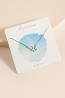 Zodiac Constellation Pendant Necklace