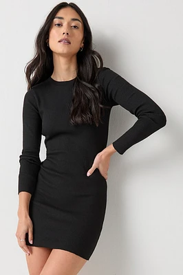 Elaine Rib Knit Mini Dress