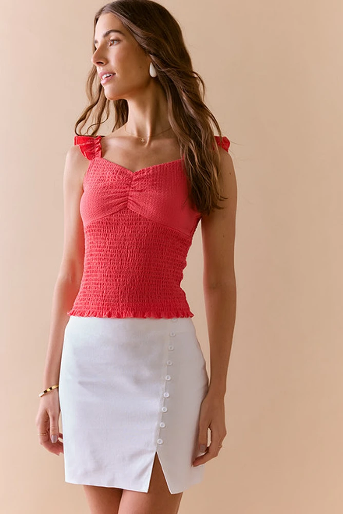 Tatiana Crinkle Tank Top