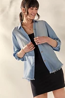 Trisha Tencel Button Down Top