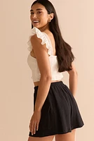 Esther Gauze Cargo Shorts