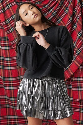 Hello Franki Crop Sweatshirt for girls