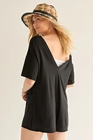 Elisa Oversized Tee Romper