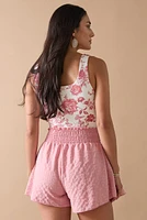 Iris Flowy Waisted Front Tie Shorts