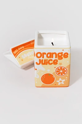 DW Orange Juice Ceramic Juice Box Scented Candle