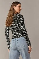 Wilma Floral Rib Top