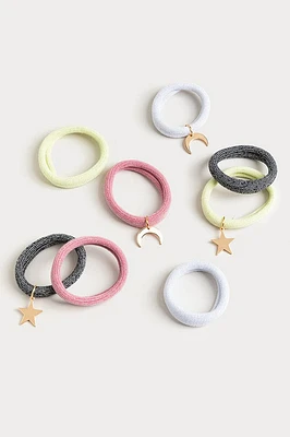 Hello Franki Celestial Ponytail Band Pack for girls