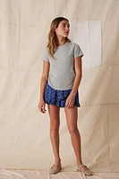 Hello Franki Short Sleeve Cinched Side T-Shirt for girls