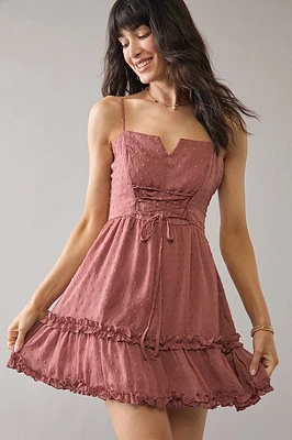 Darlene Waisted Mini Dress