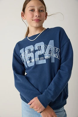 Hello Franki New York Sweatshirt for Girls