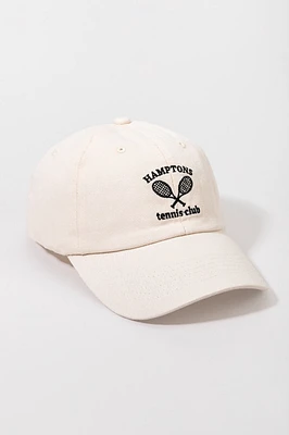 Hamptons Tennis Club Baseball Cap