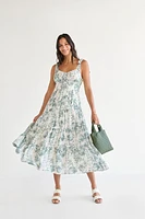 Martina Floral Midi Dress