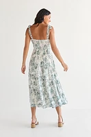 Martina Floral Midi Dress