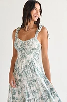 Martina Floral Midi Dress